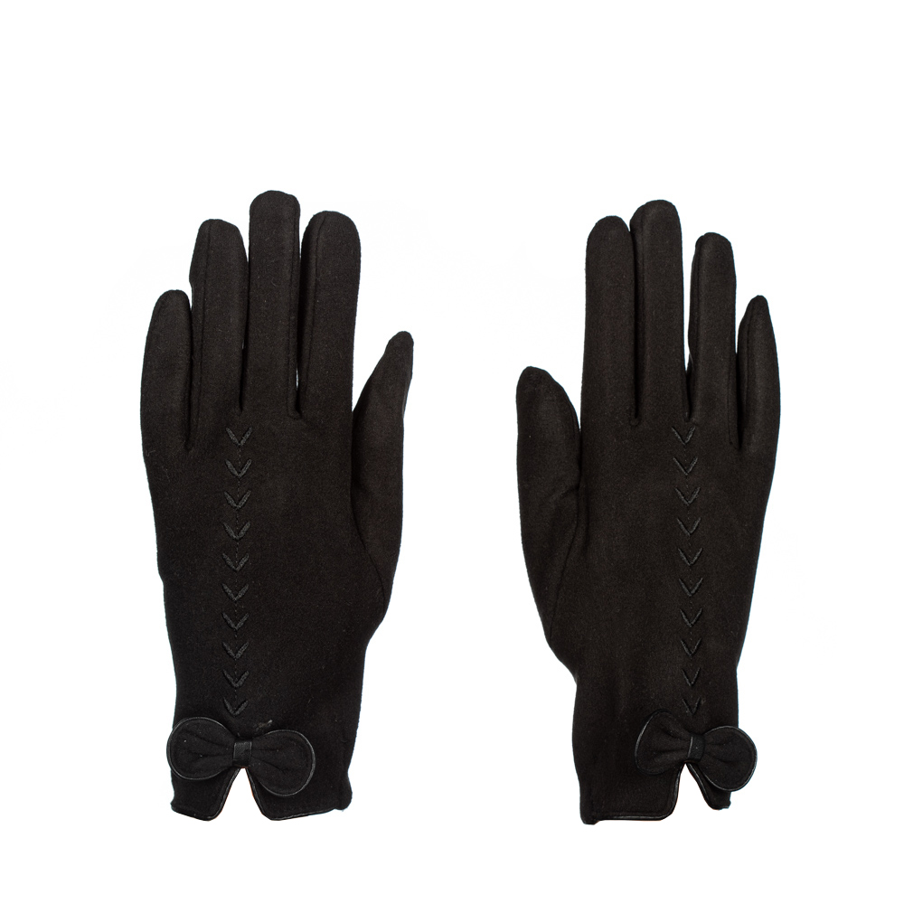 Дамски ръкавици Fifa черен цвят, 3 - Kalapod.bg
